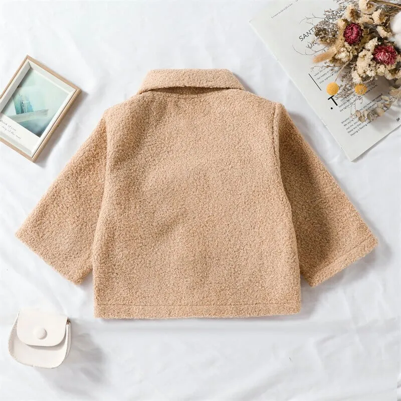 Double Sided Plaid Toddler Jacket