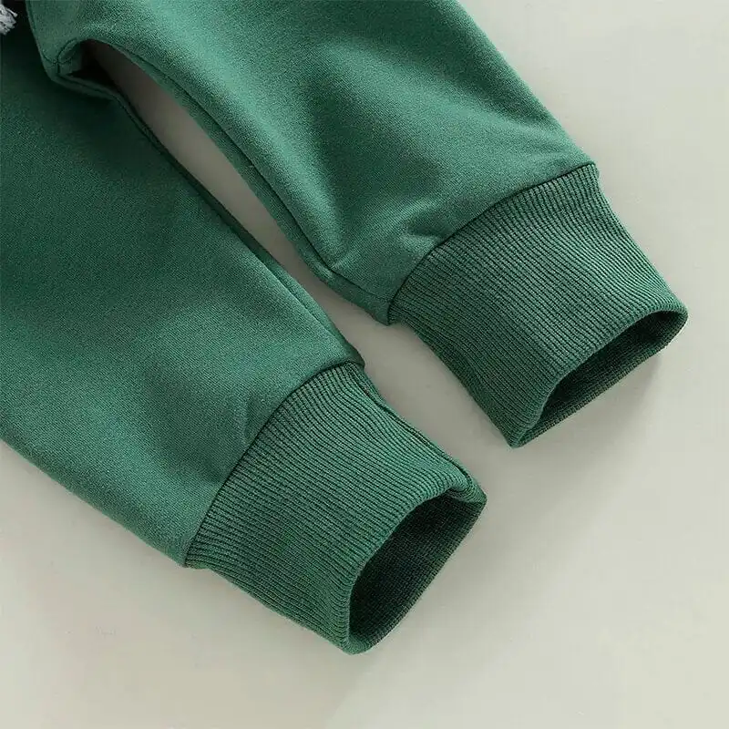 Green Hooded Baby Set