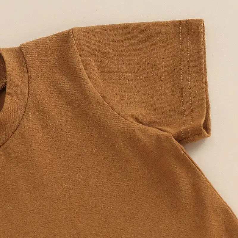 Short Sleeve Solid Baby Set