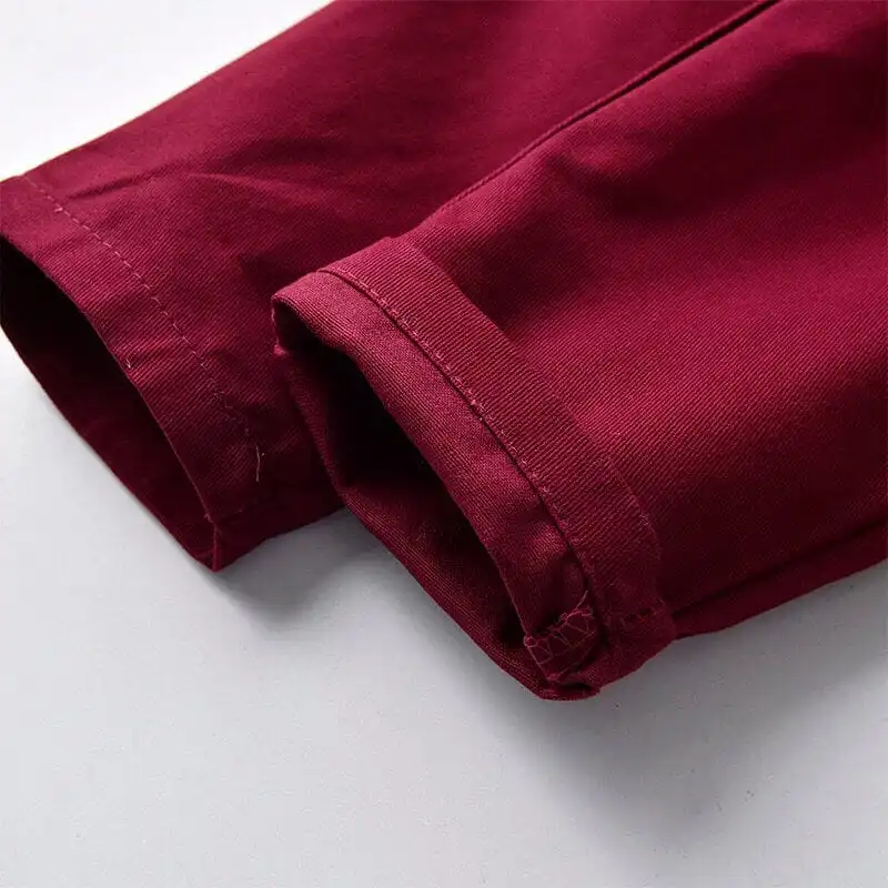 Plaid Shirt Suspender Pants Set