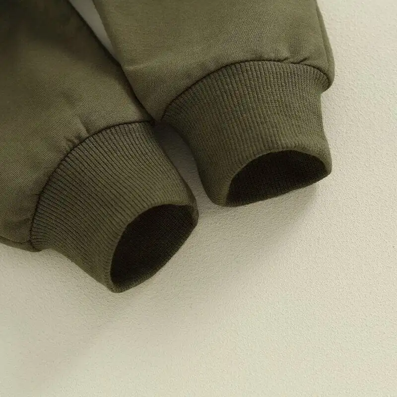 Long Sleeve Deer Hooded Baby Set