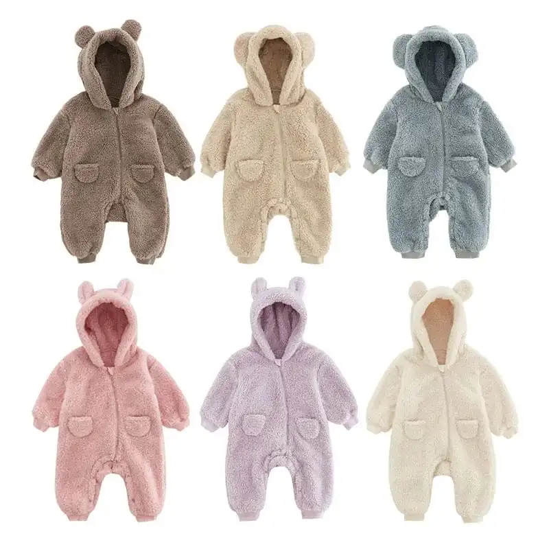 Fleece Unisex Baby Jumpsuit