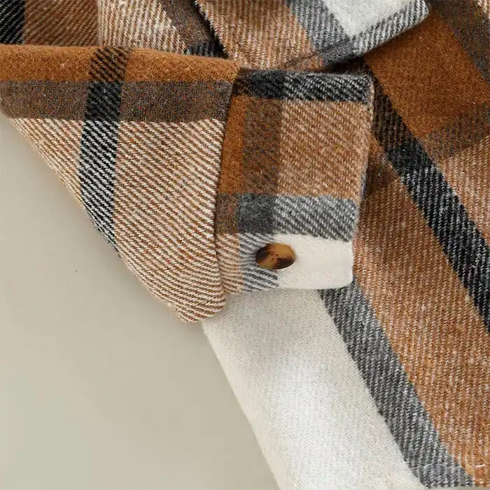 Long Sleeve Plaid Flannel Toddler Shirt