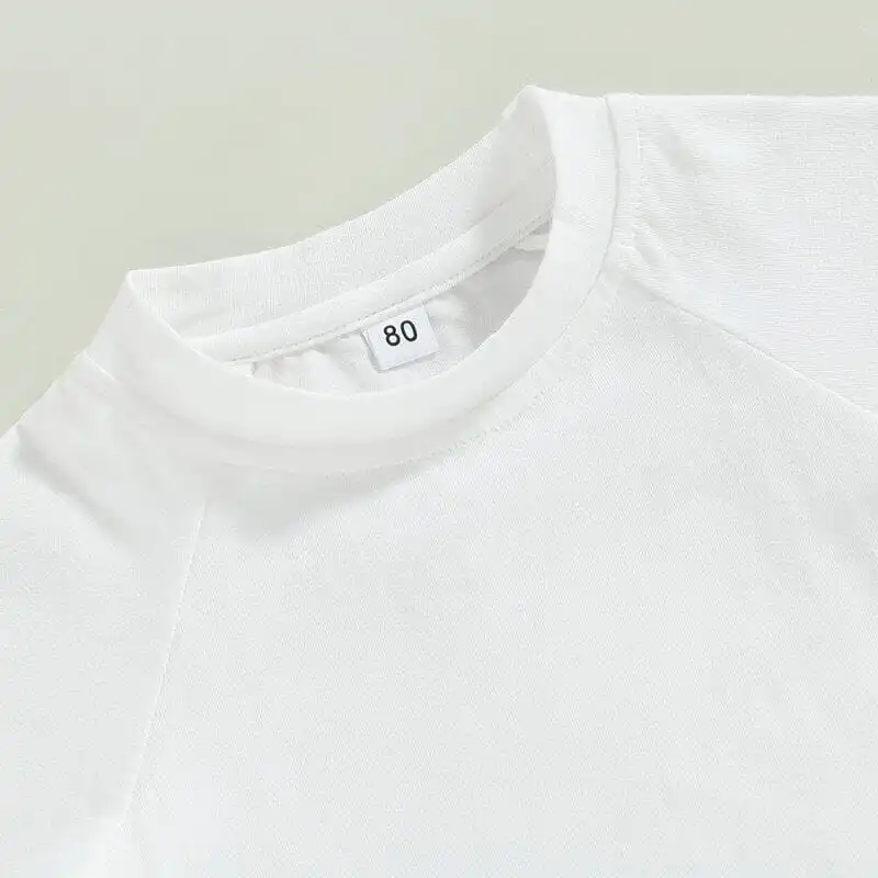 Solid White Toddler Tee