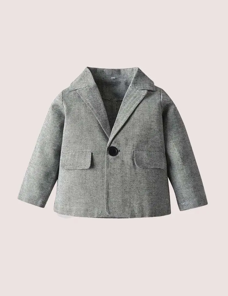 Gray Overalls Party Suit