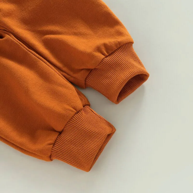 Brown Pants Football Toddler Set