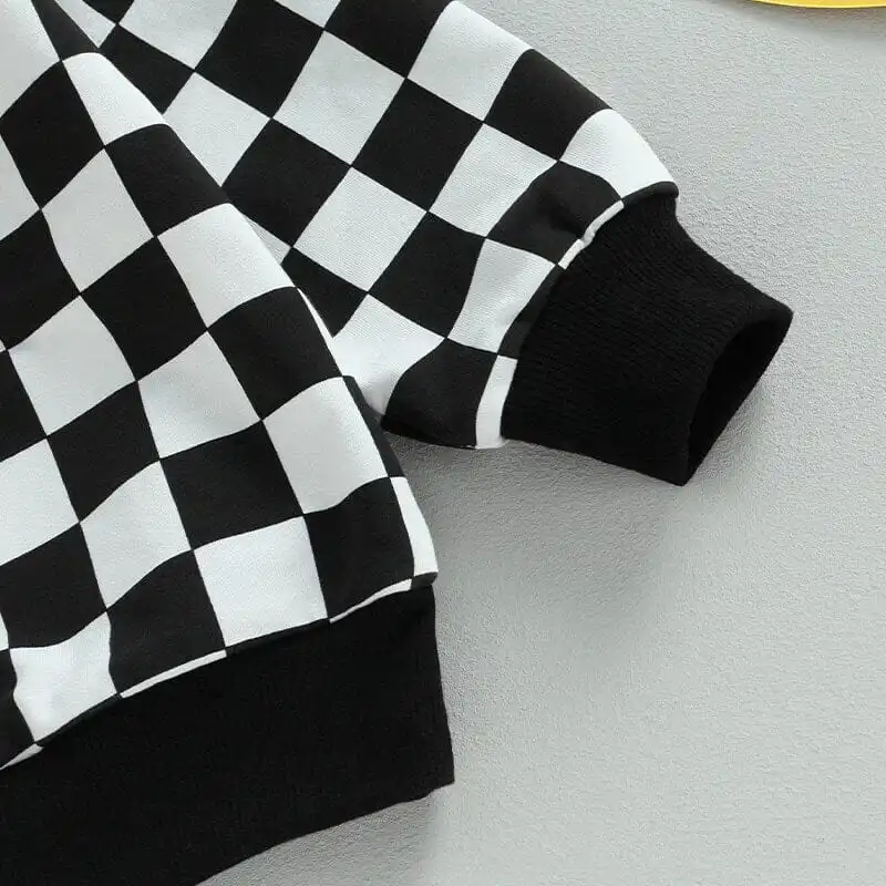 Checkerboard Toddler Sweatshirt