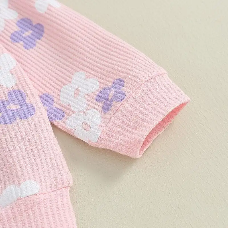 Flared Pants Floral Toddler Set