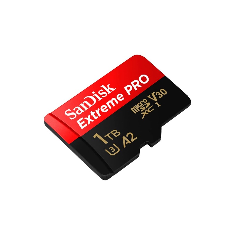 SanDisk Extreme PRO microSDXC UHS-I Memory Card 1 TB + Adapter & RescuePRO Deluxe (for Smartphones, Action Cameras or Drones, A2, Class 10, V30, U3, 200 MB/s Transfer)