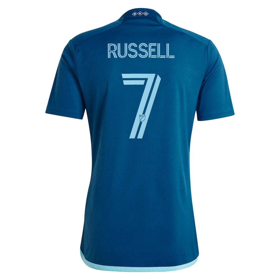 Johnny Russell Sporting Kansas City adidas 2024 Diamonds Our Forever  Player Jersey?�C Navy