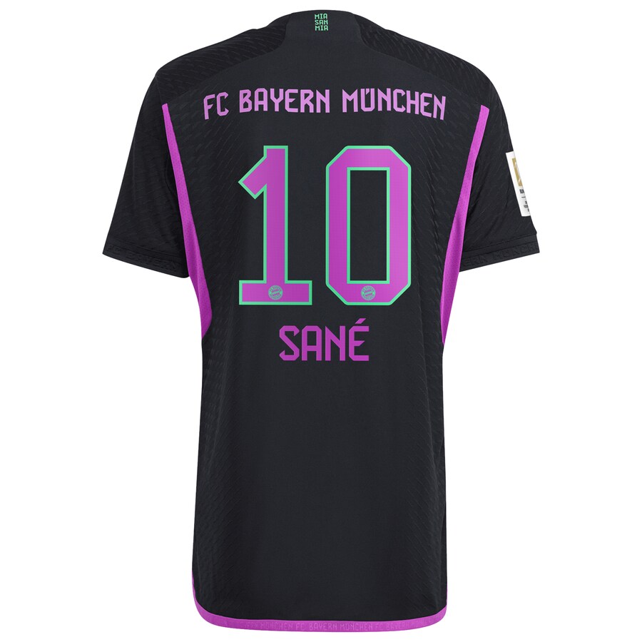 Leroy San�� Bayern Munich adidas 2023/24 Away Player Jersey - Black