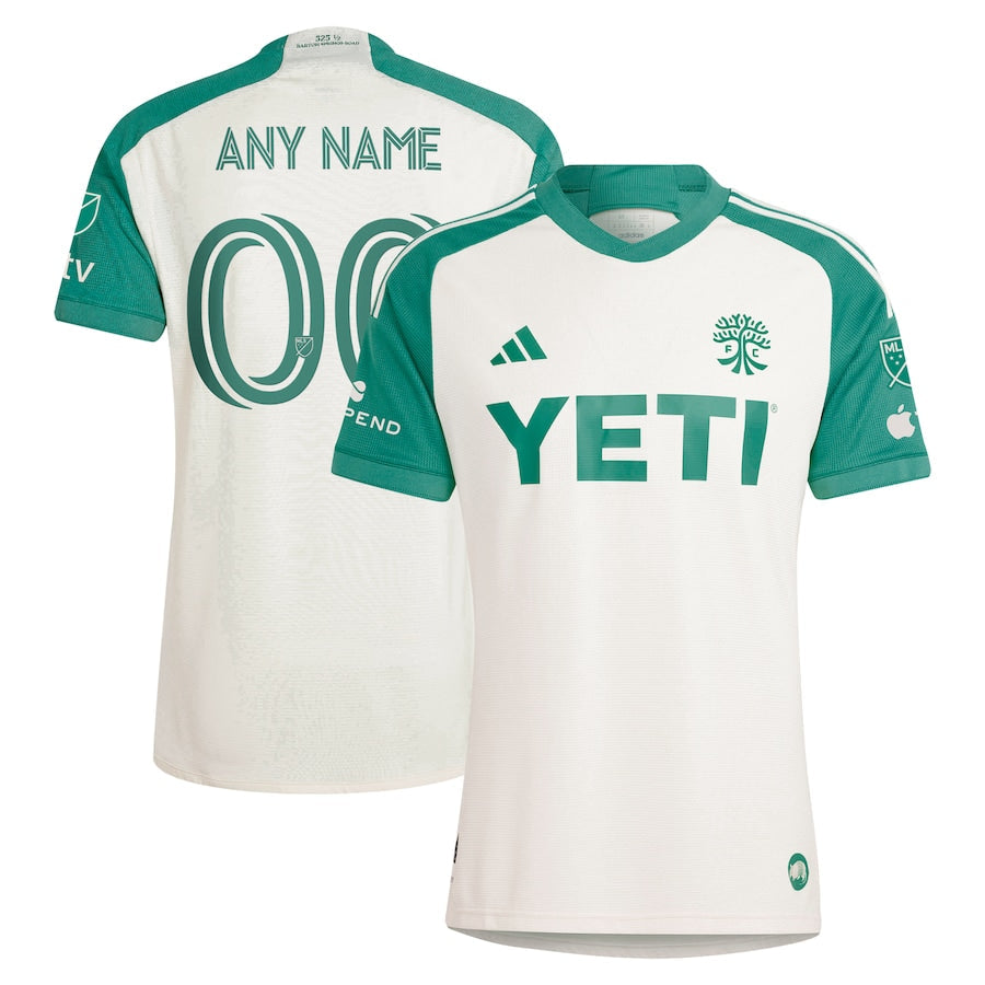 Austin FC adidas 2024 The Armadillo Kit Authentic Custom Jersey?�C Tan
