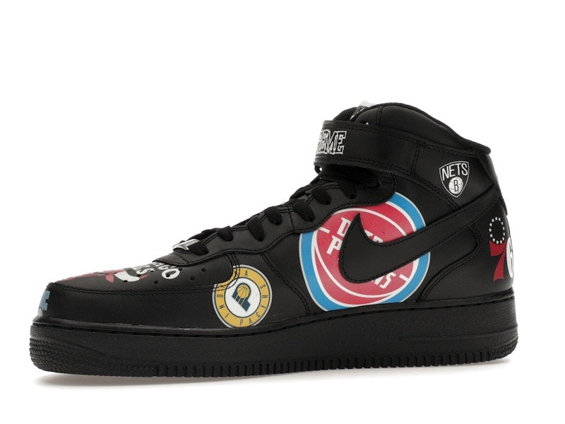 Supreme x Air Force 1 Mid 07 NBA Black – AQ8017-001