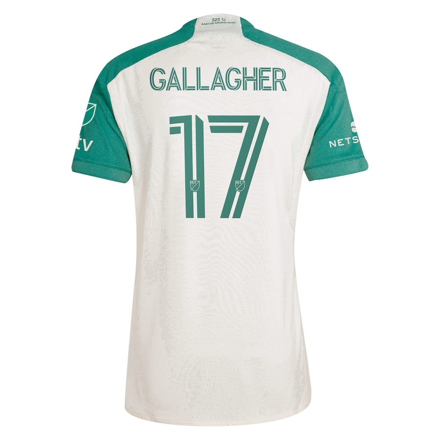 Jon Gallagher Austin FC adidas 2024 The Armadillo Kit Authentic Player Jersey?�C Tan