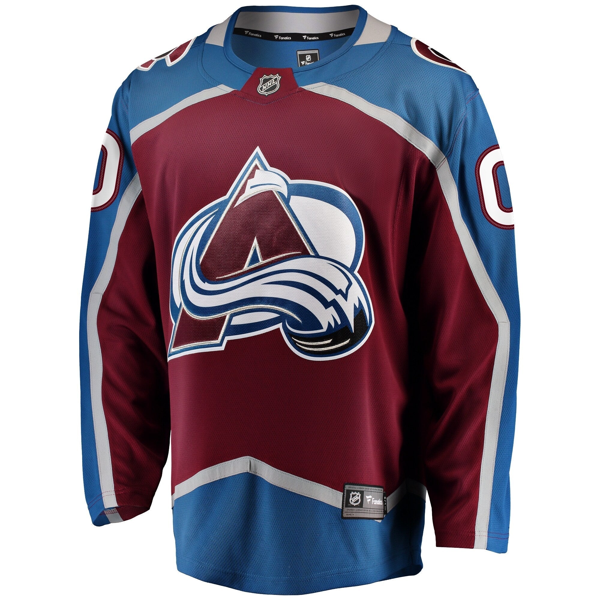Colorado Avalanche Fanatics Home Breakaway Custom Jersey - Maroon