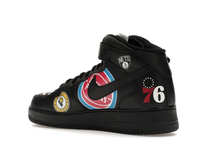 Supreme x Air Force 1 Mid 07 NBA Black – AQ8017-001