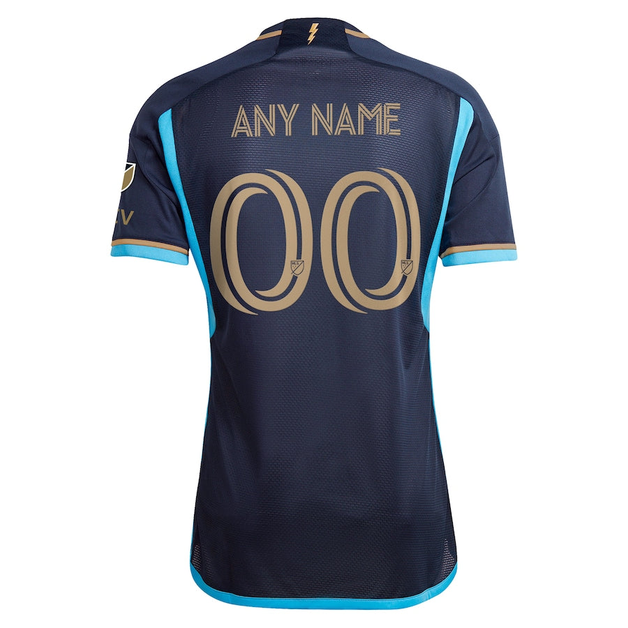 Philadelphia Union adidas 2024 The XV Kit Authentic Custom Jersey?�C Navy