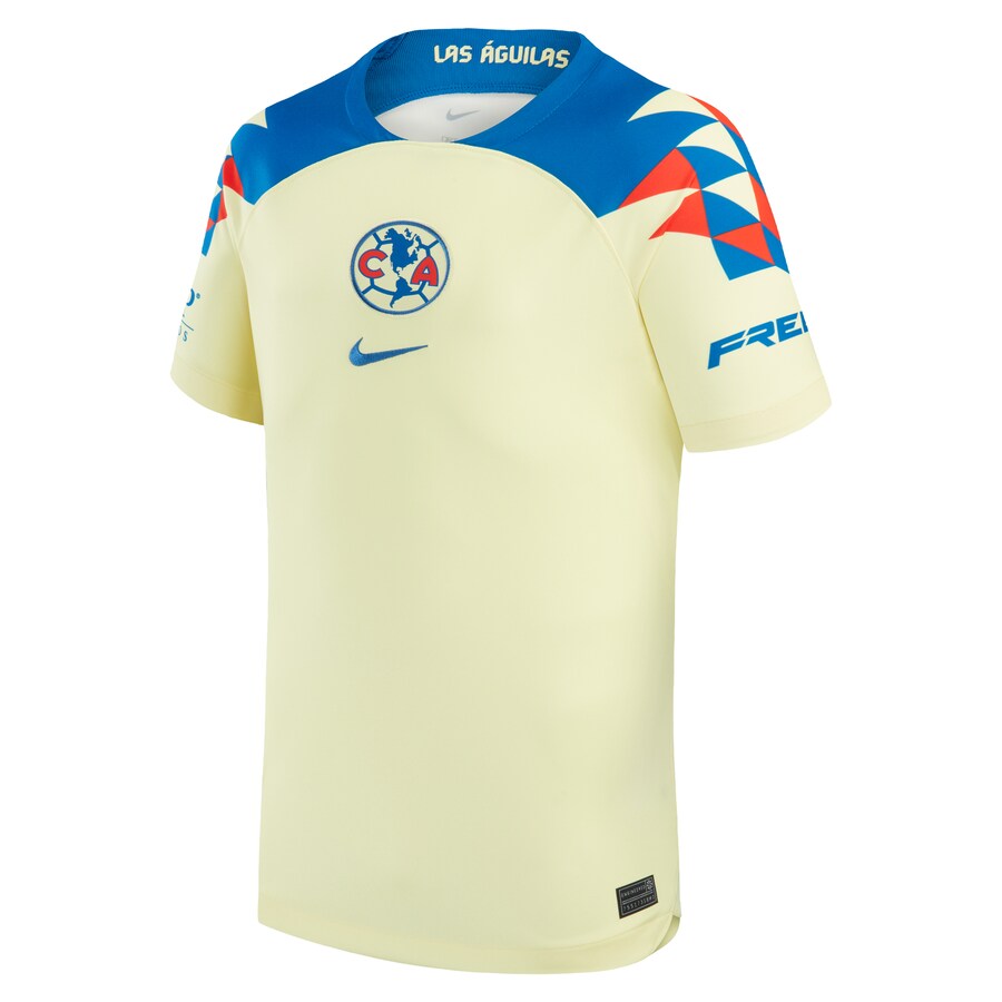 ��lvaro Fidalgo Club America Nike  Home 2023/24  Jersey - Yellow