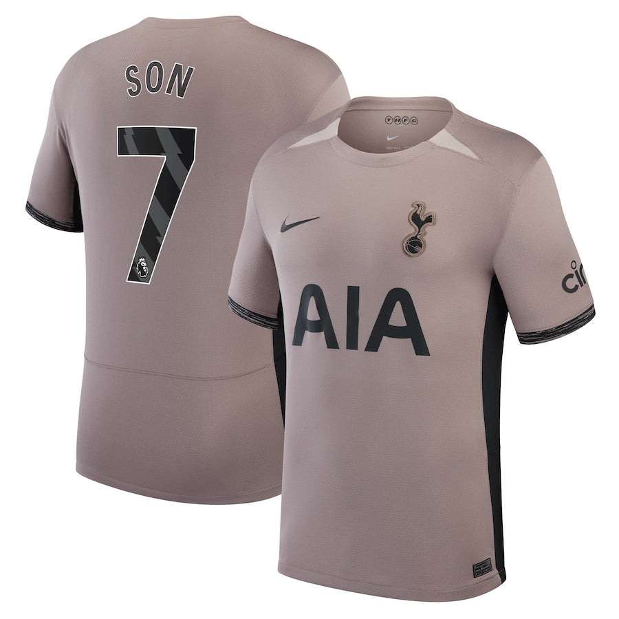 Son Heung-Min Tottenham Hotspur Nike  2023/24 Third Stadium  Player Jersey?�C Tan