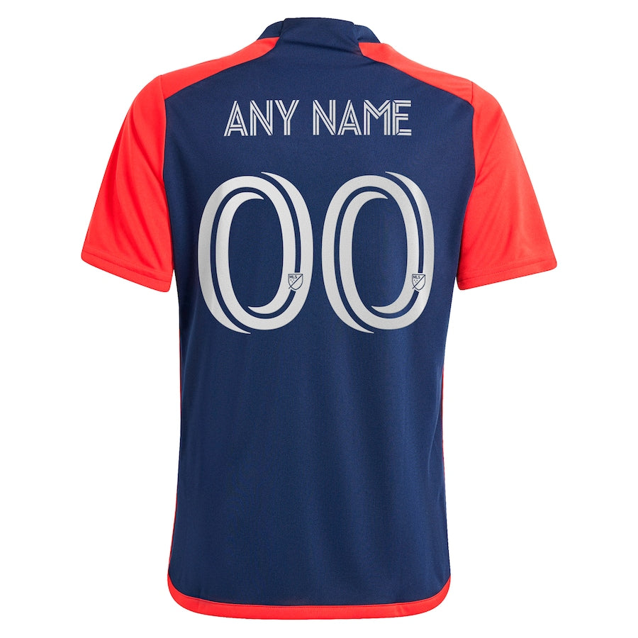 New England Revolution adidas  2024 Boston Tea Party  Custom Jersey?�C Navy