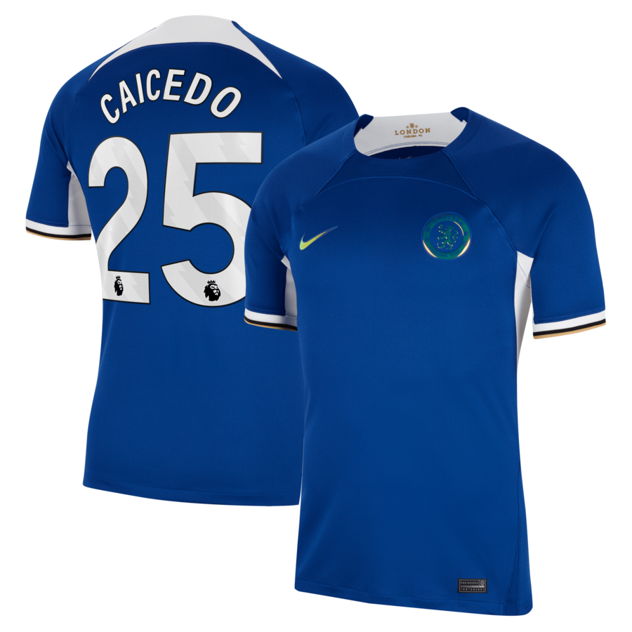 Mois��s Caicedo Chelsea Nike 2023/24 Away Stadium  Player Jersey - Navy