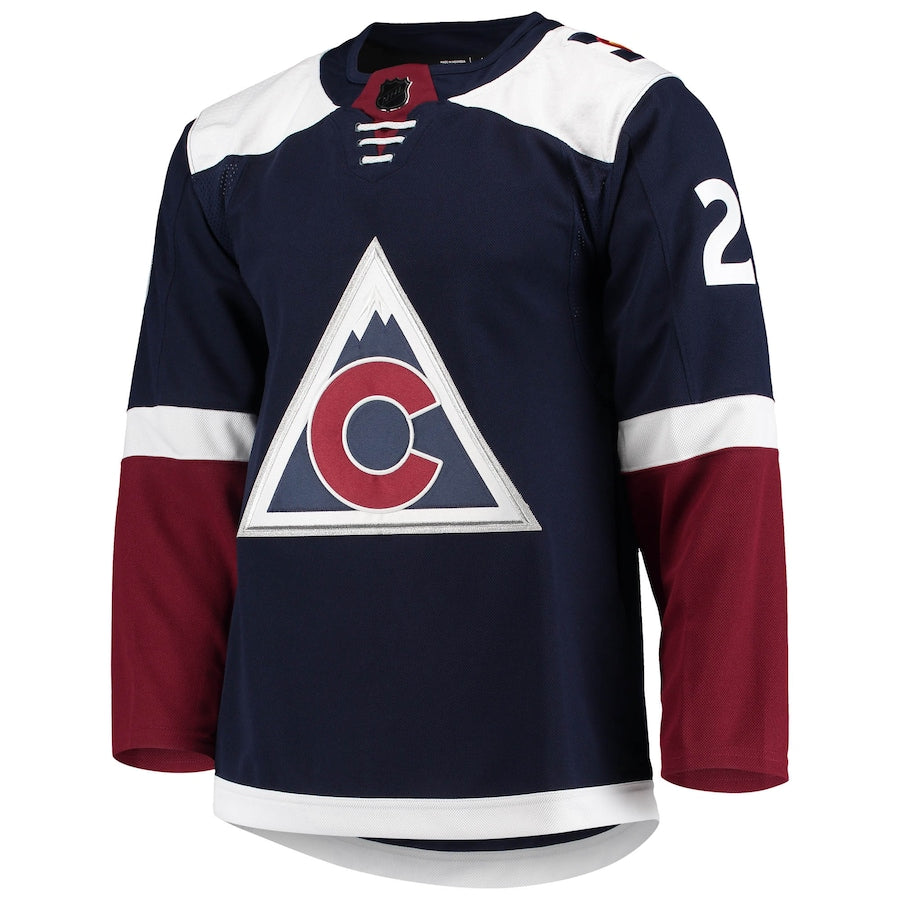 Nathan MacKinnon Colorado Avalanche adidas Alternate Primegreen Player Jersey - Navy