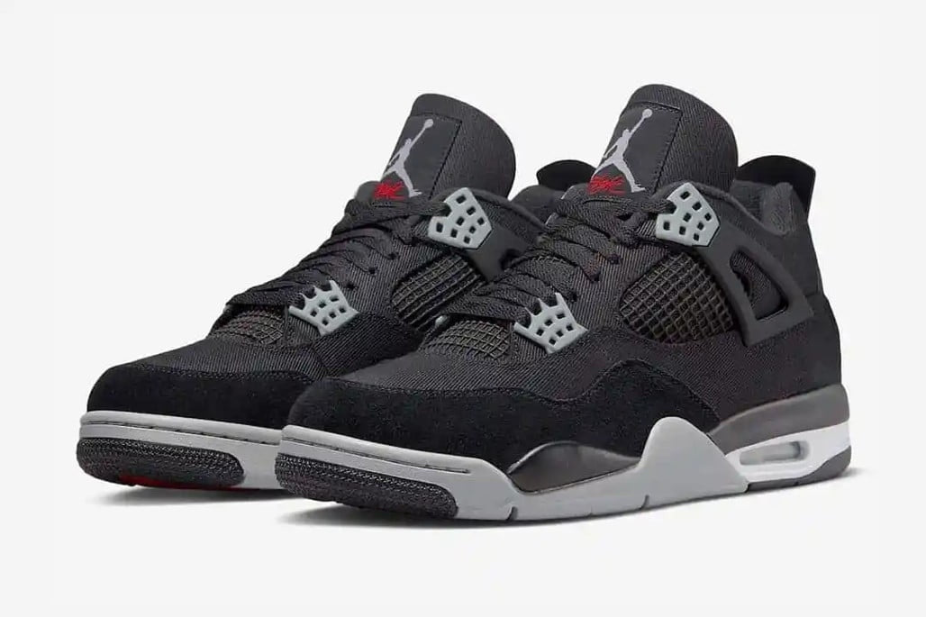 Jordan 4 Retro Black Canvas GS – DV0553-006