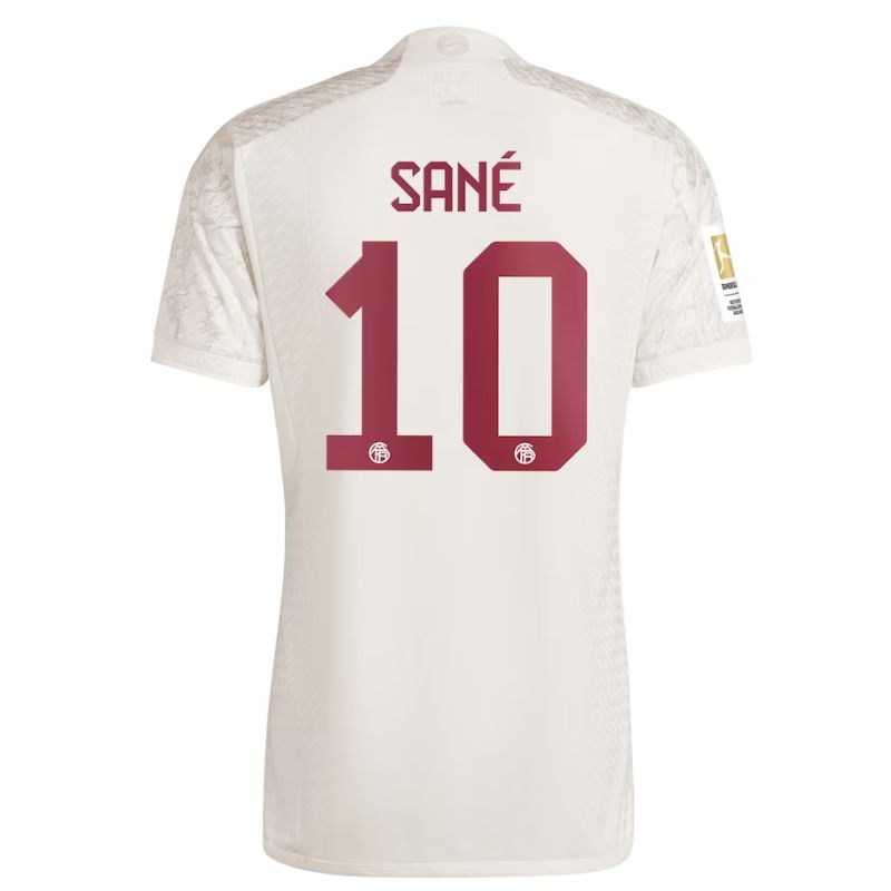 Leroy San�� Bayern Munich Shirt 2023/24 Third Jersey - White