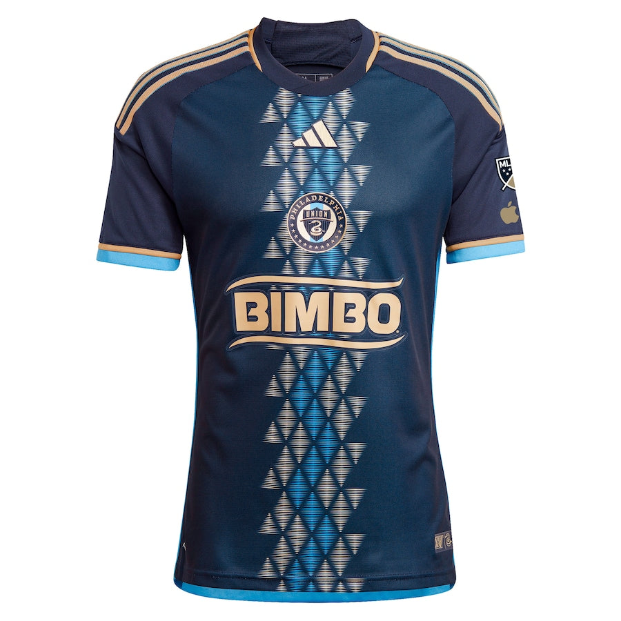 Philadelphia Union adidas 2024 The XV Kit Authentic Custom Jersey?�C Navy