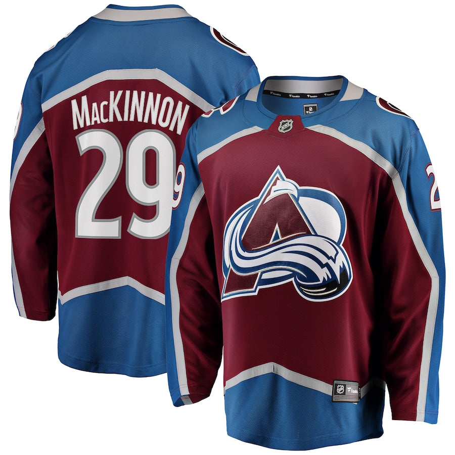 Nathan MacKinnon Colorado Avalanche Fanatics Breakaway Player Jersey - Burgundy