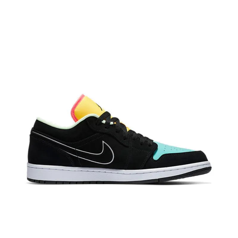 Air Jordan 1 Low Black Aurora Green Laser Orange – Ck3022-013