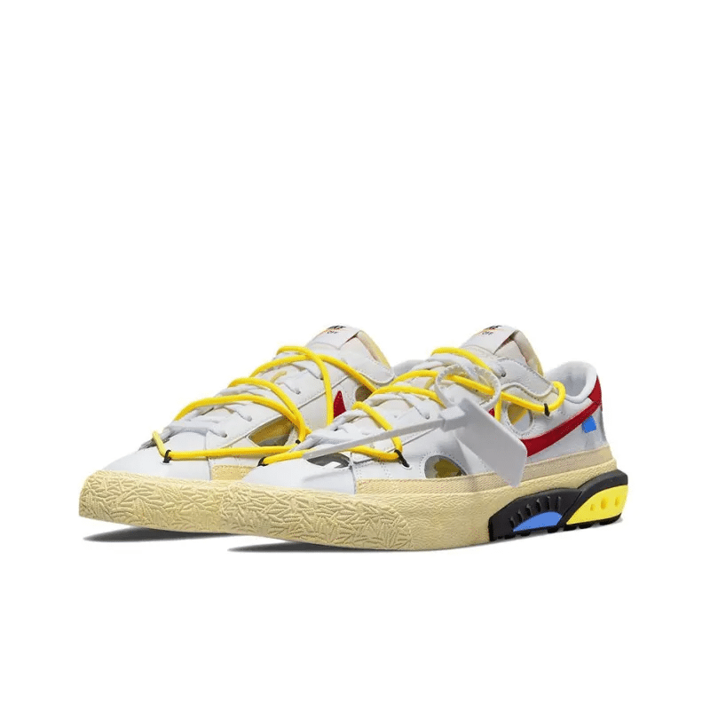 Off-White x Blazer Low White University Red – DH7863-100