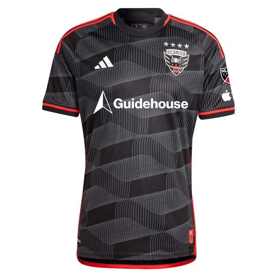 D.C. United adidas 2024 The Icon Kit Authentic Custom Jersey?�C Black