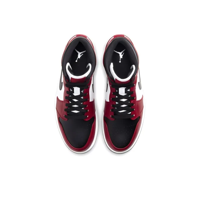 Air Jordan 1 Mid ‘Chicago Black Toe’ 554724-069