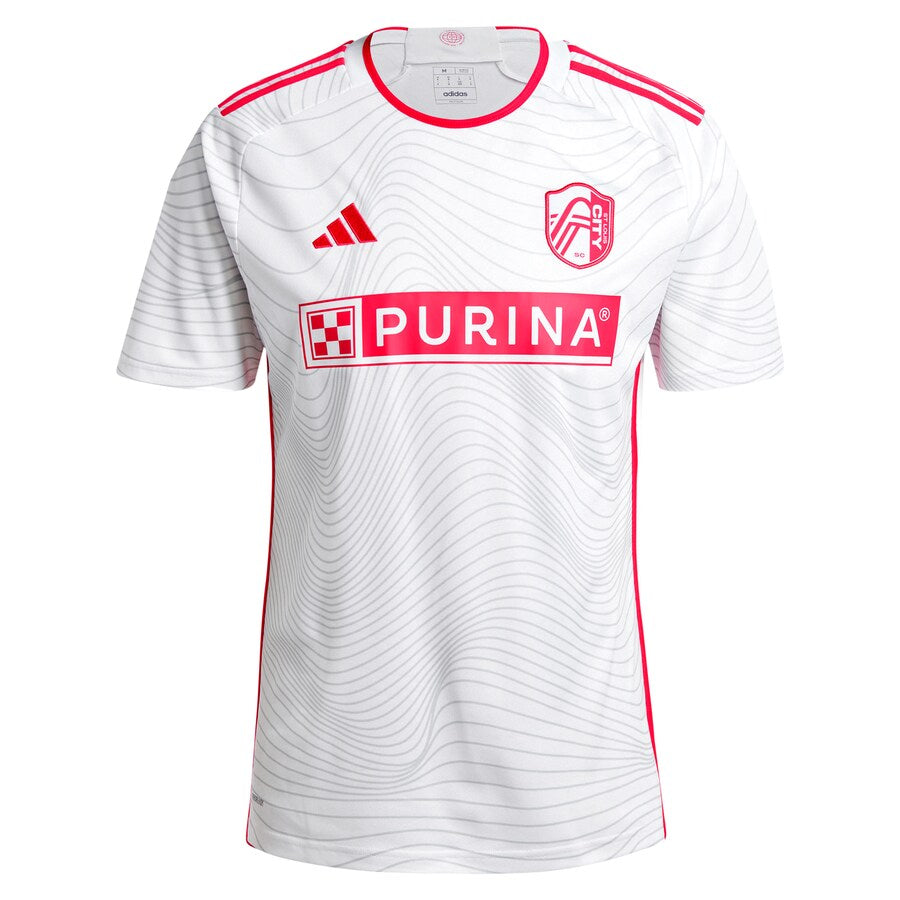 Eduard L?wen St. Louis City SC adidas 2024 The Confluence Kit  Player Jersey - White