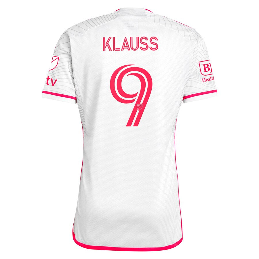 Jo?o Klauss St. Louis City SC adidas 2024 The Confluence Kit Authentic Player Jersey - White