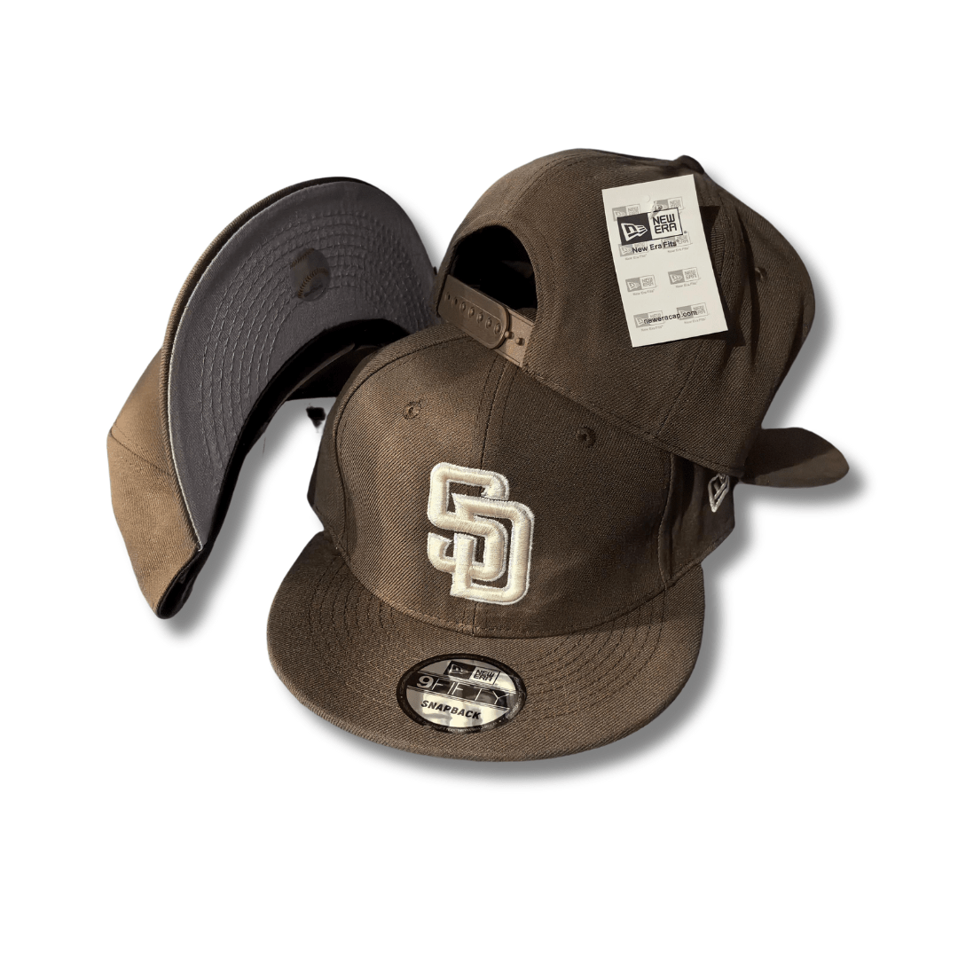 San Diego Padres Cooperstown 9FIFTY burnt wood - Snapback cap