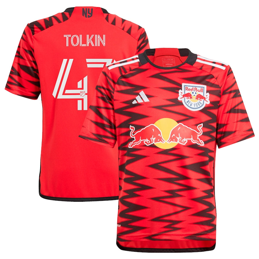 John Tolkin New York Red Bulls adidas  2024 Legacy  Player Jersey?�C Red
