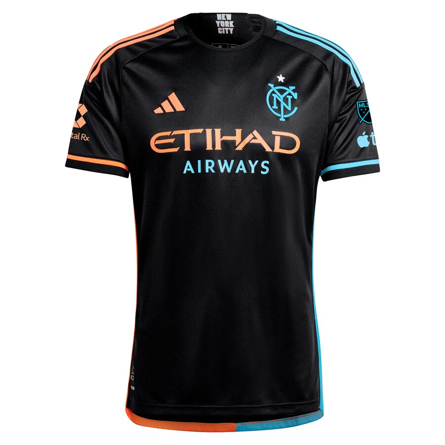 Santiago Rodr��guez New York City FC adidas 2024 24/7 Kit Authentic Player Jersey?�C Black