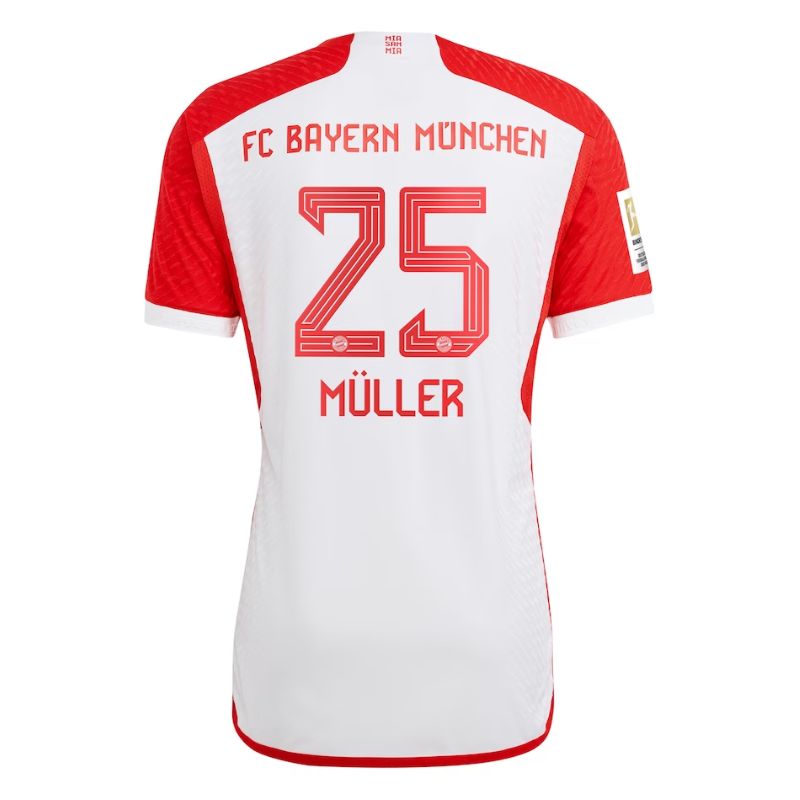 Thomas M��ller Bayern Munich 2023/24 Home Jersey - White
