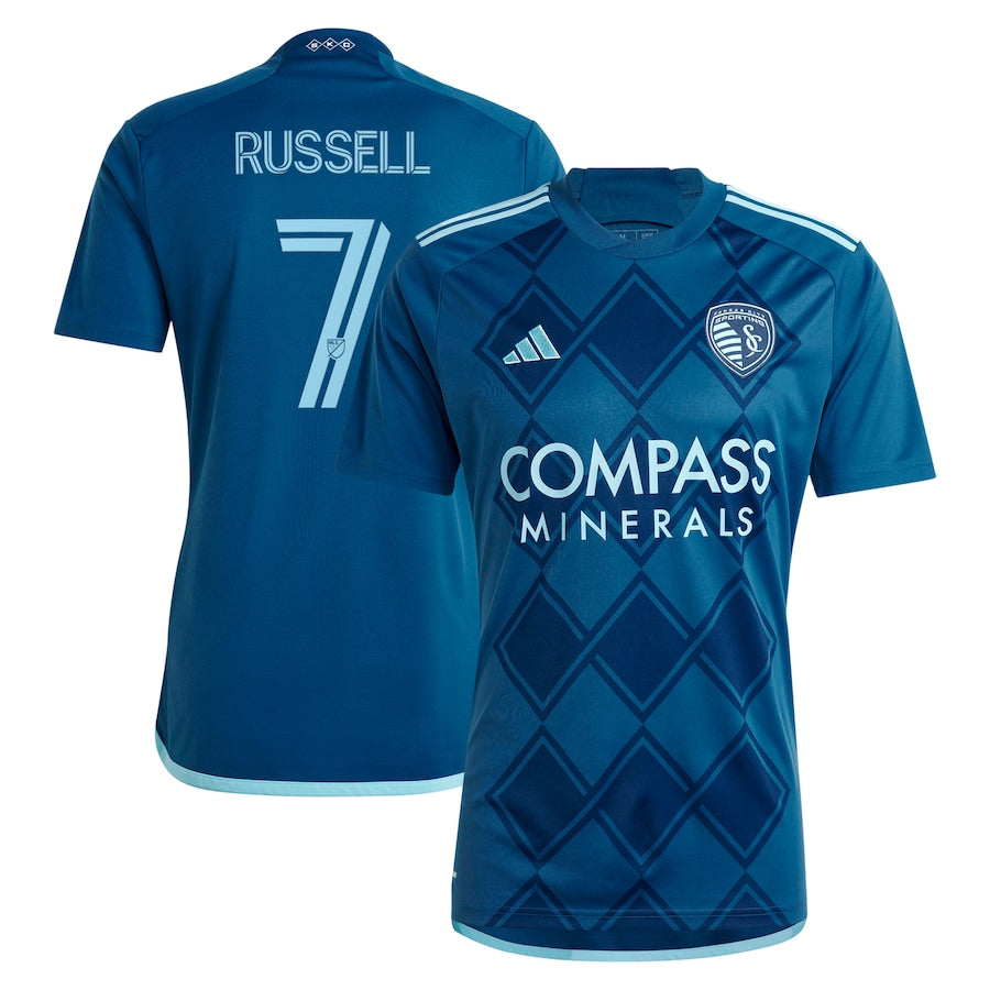 Johnny Russell Sporting Kansas City adidas 2024 Diamonds Our Forever  Player Jersey?�C Navy