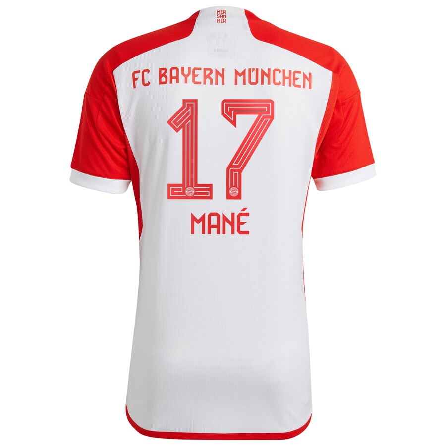 Sadio Man�� Bayern Munich adidas 2023/24 Home Jersey - White