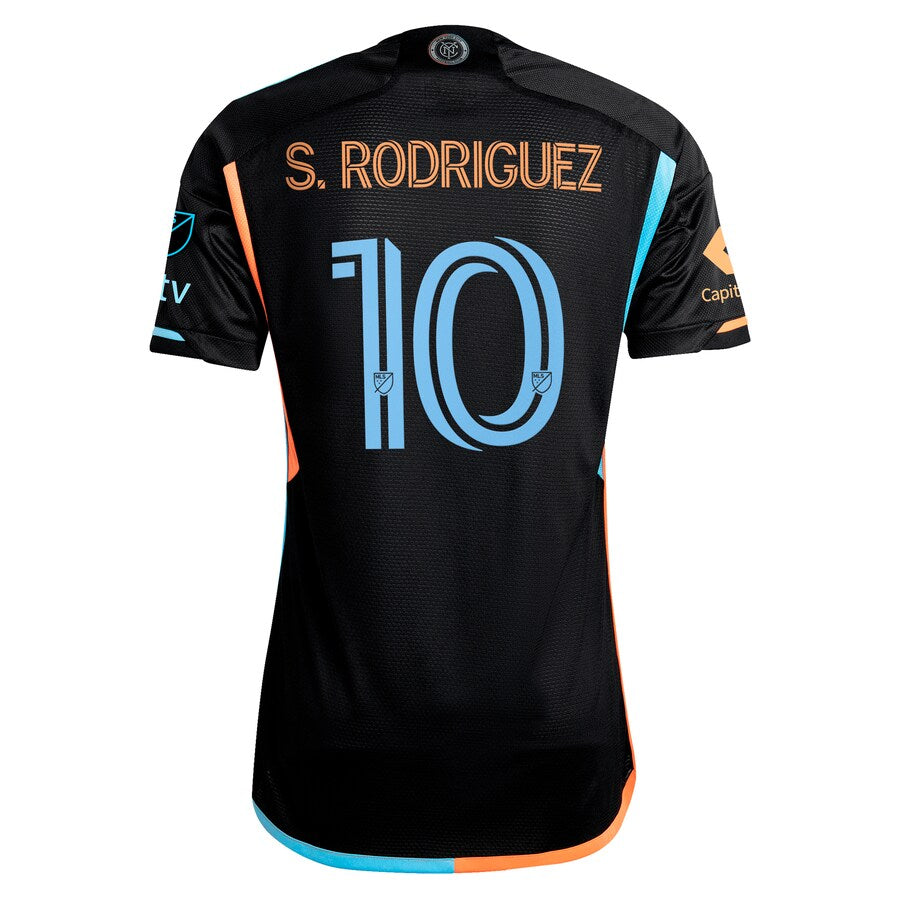 Santiago Rodr��guez New York City FC adidas 2024 24/7 Kit Authentic Player Jersey?�C Black