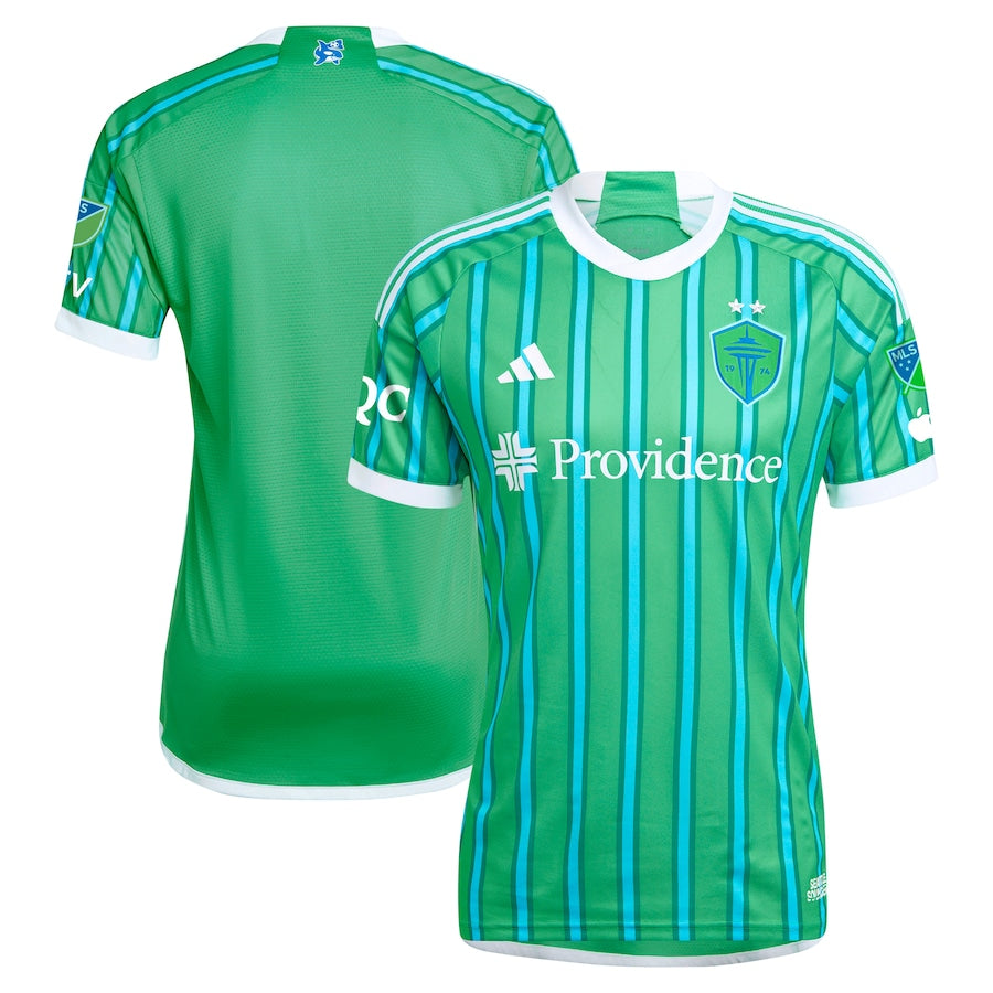 Seattle Sounders FC adidas 2024 The Anniversary Kit Authentic Jersey?�C Green