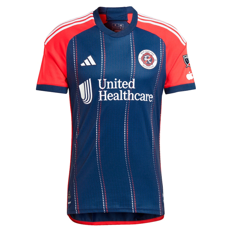 New England Revolution adidas 2024 Boston Tea Party Authentic Custom Jersey?�C Navy
