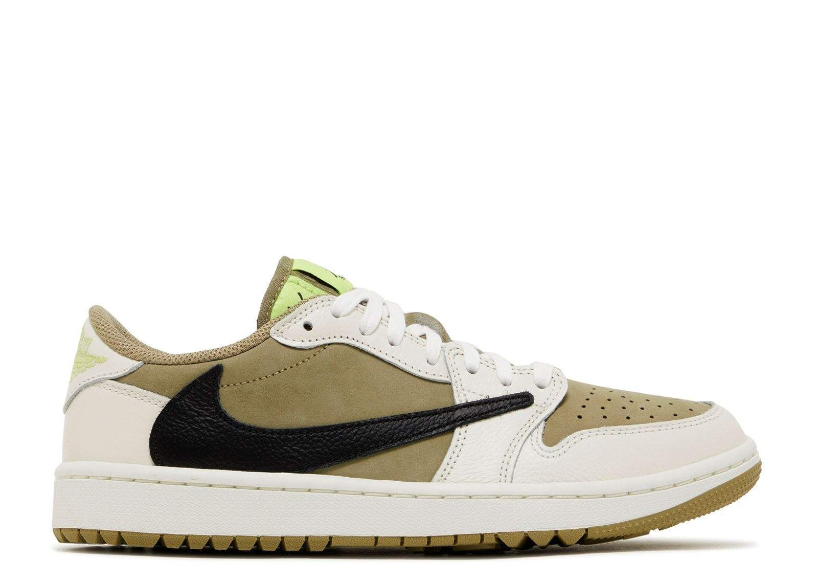 Travis Scott X Air Jordan 1 Low Golf – Neutral Olive – FZ3124-200