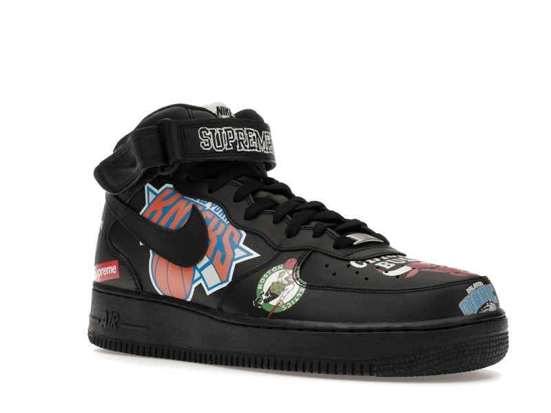 Supreme x Air Force 1 Mid 07 NBA Black – AQ8017-001
