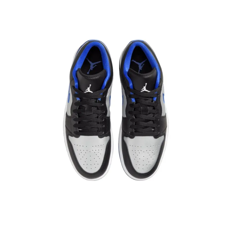 Air Jordan 1 Low Black Game Royal Metallic Platinum – 553558-007