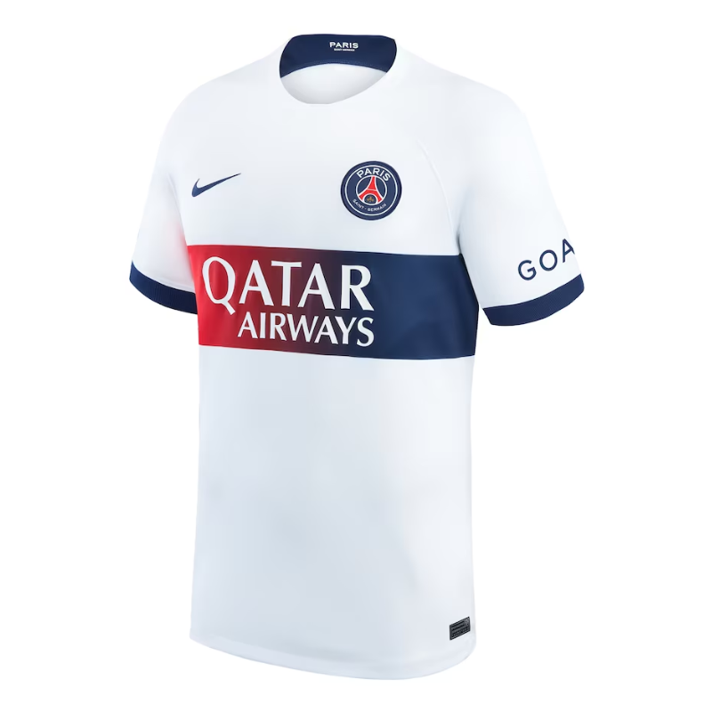 Paris Saint-Germain Away Shirt 2023-24 with Player Hern��ndez 21 printing Jersey - White