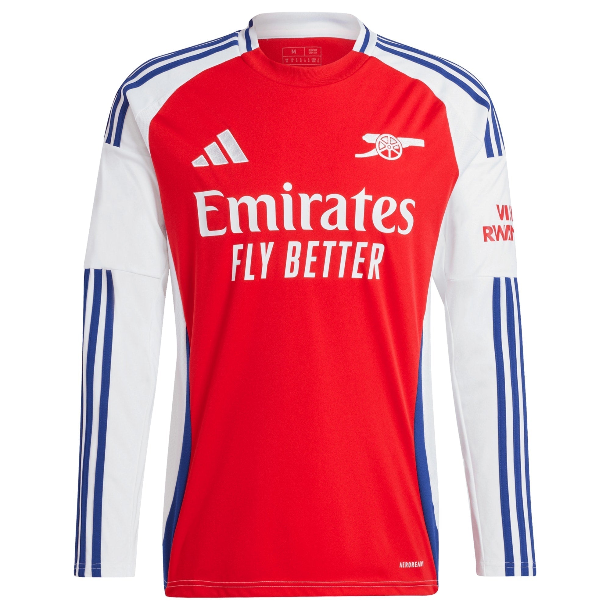 Arsenal adidas 2024/25 Home Long Sleeve Custom Jersey �C Red